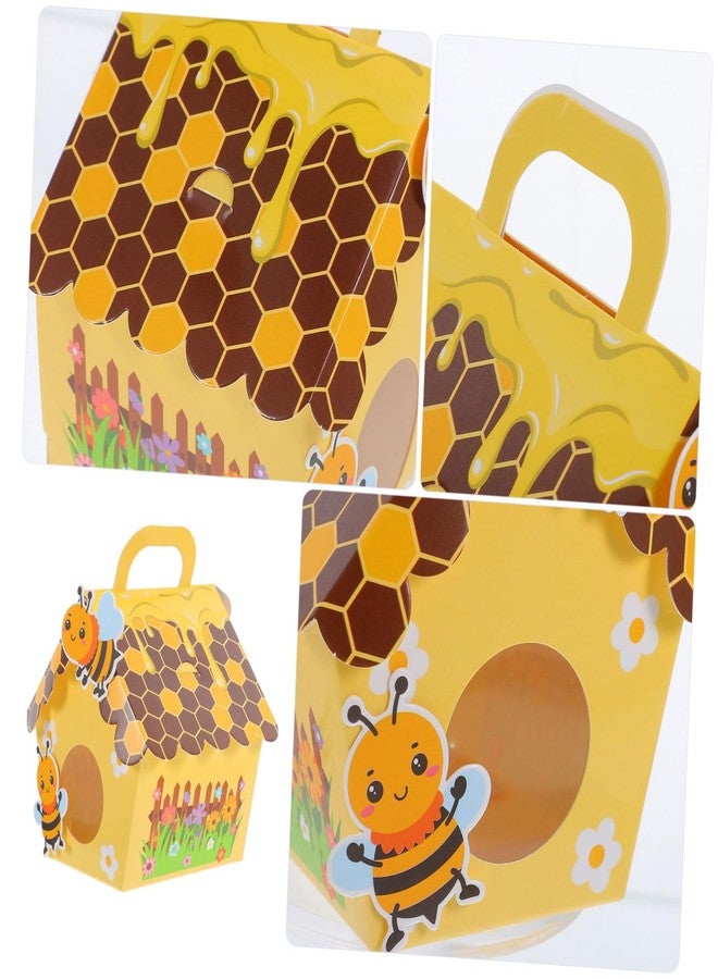 TOPPERFUN Cute Bee Themed Candy Boxes 10pcs Paper Packaging Boxes for Baby Shower Wedding Favor - Image 3